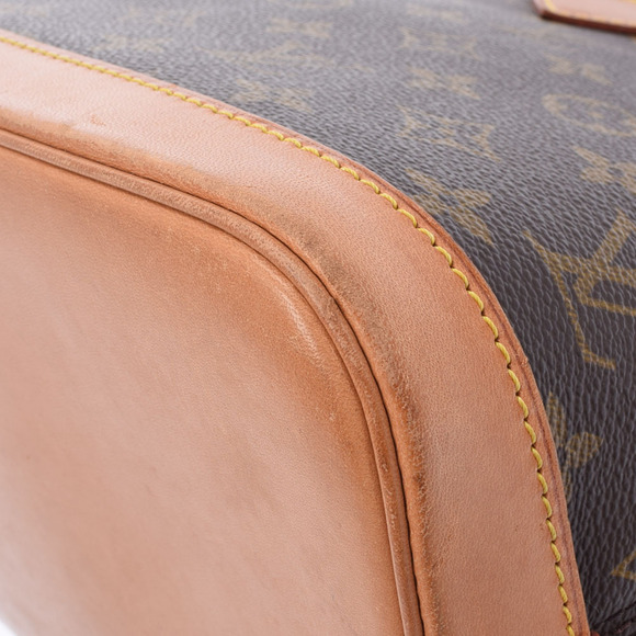Louis Vuitton Monogram Alma Handbag Brown Canvas - Picture 7 of 9